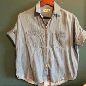 Madewell chambray courier shirt